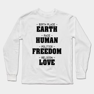 It's All Love Long Sleeve T-Shirt